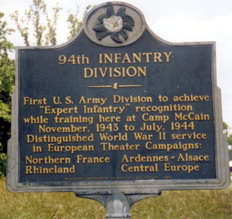 94th infantry division camp mccain